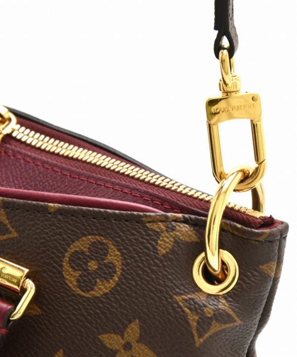 6 Louis Vuitton Monogram Pallas BB Dark Bordeaux