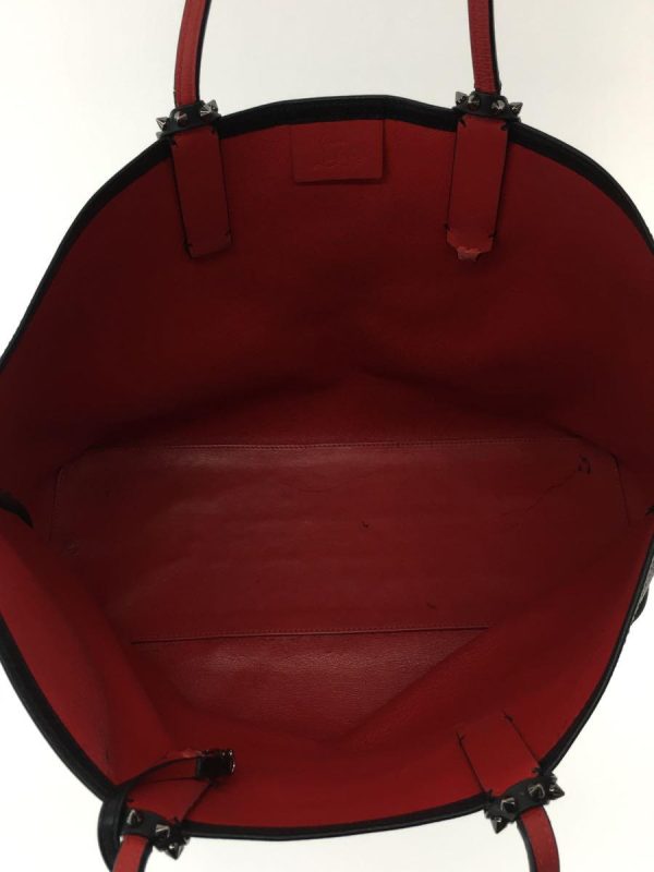 6 Christian Louboutin Tote Bag Leather Black