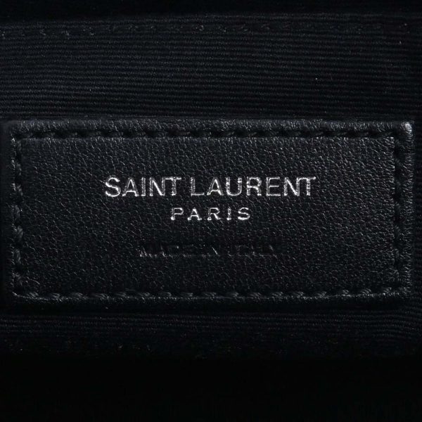 7 Saint Laurent Leather Shoulder Bag Black