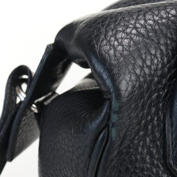 7 Balenciaga Shoulder Bag Handbag Leather Black