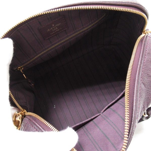 7 Louis Vuitton Speedy Bandouliere 25 Handbag Bag Empreinte Purple