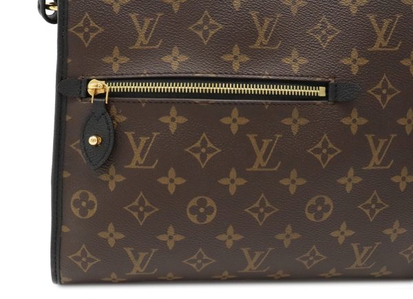 8 Louis Vuitton Monogram Popincourt MM Noir Black