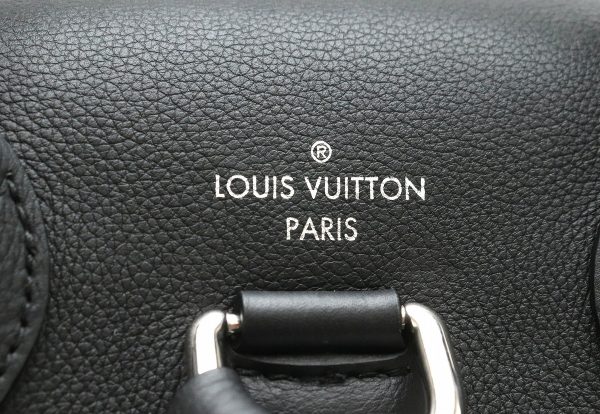 9 Louis Vuitton Backpack Rucksack Calf Leather Black Noir