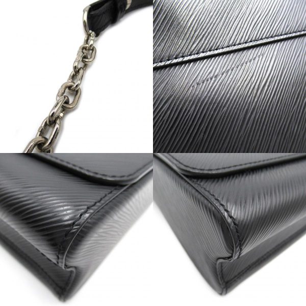 9 Louis Vuitton Twist MM Shoulder Bag Bag Leather Epi Black