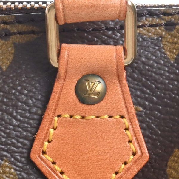 b5000009200017958 9 Louis Vuitton Monogram Mini Speedy 2way Handbag Brown