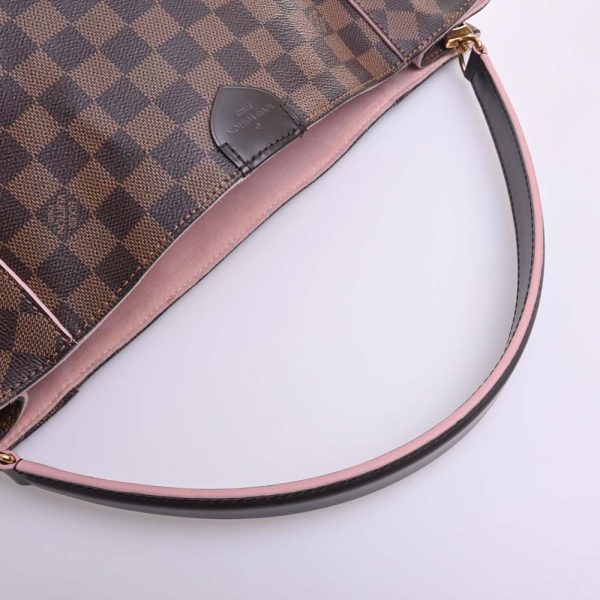 b5000022200003163 5 Louis Vuitton Damier Kaisa Hobo Shoulder Bag Brown Pink