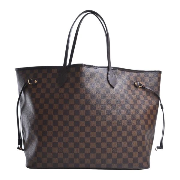 b5000024200003274 1 Louis Vuitton Damier Neverfull GM Tote Bag Brown