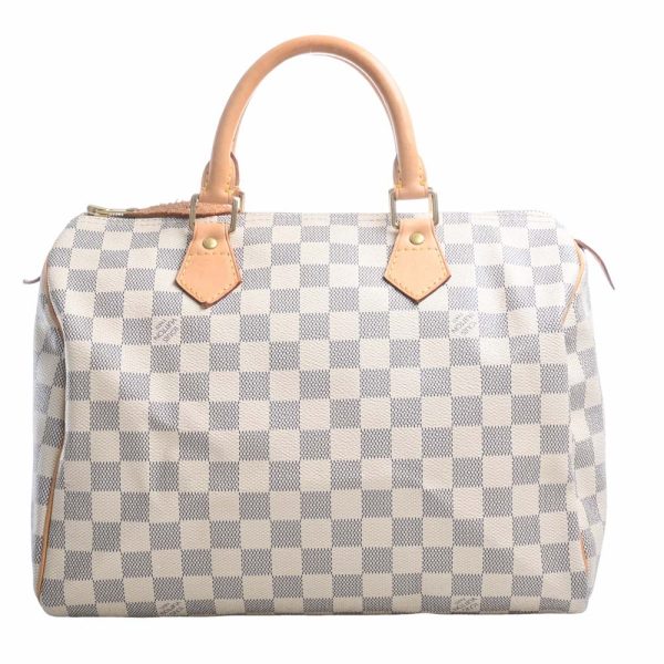 b5000079200000188 2 Louis Vuitton Azure Speedy 30 Handbag Mini Boston Bag White