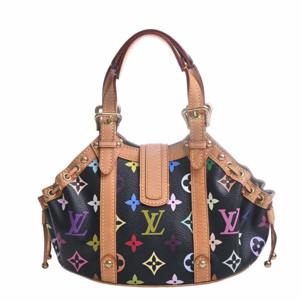 b5000212200000303 2 Louis Vuitton Monogram Multicolor Theda PM Handbag Black