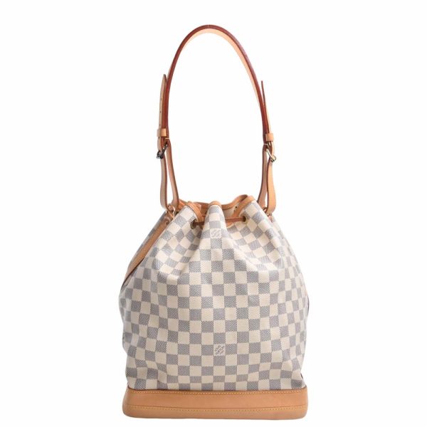 b5000257200002670 2 Louis Vuitton Azure Noe Shoulder Bag PVC White