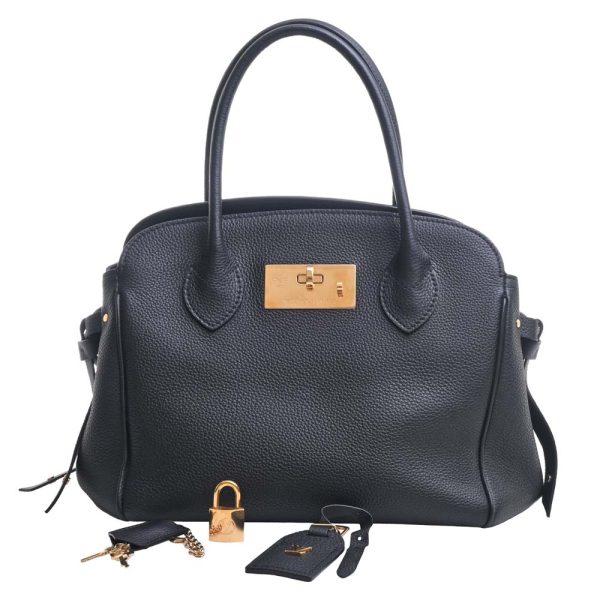 b5000260200001365 3 Louis Vuitton Taurillon Mira PM Handbag Black