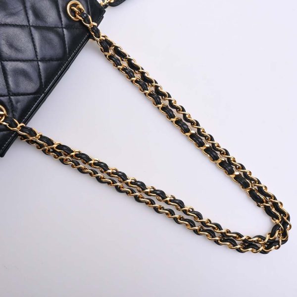 b5000590200003237 4 Chanel Matelasse Lambskin Black Chain Shoulder Bag