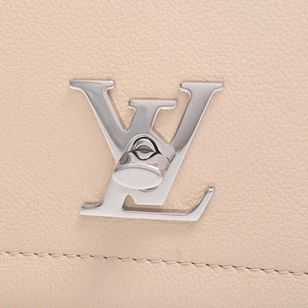 b5022583200001740 9 Louis Vuitton Taurillon LockMe Cartable 2way Handbag Black White