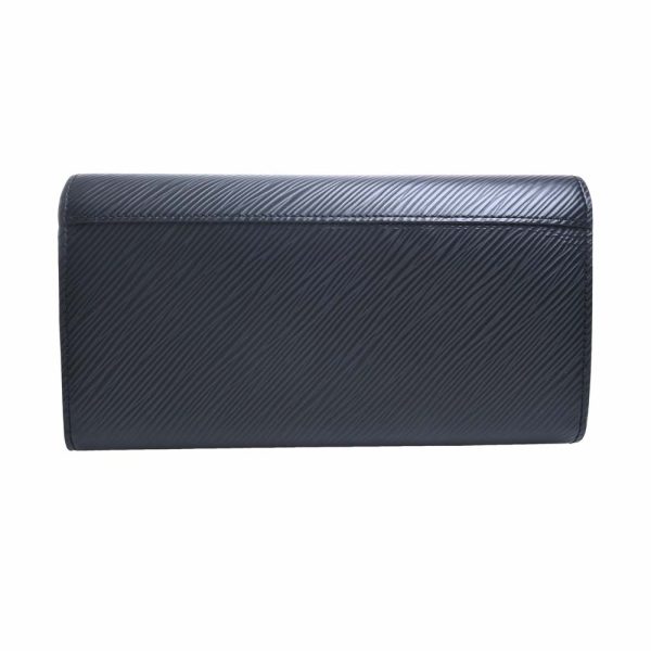 b5023502200003324 2 Louis Vuitton Epi Portefeuille Twist Bifold Long Wallet Black Leather