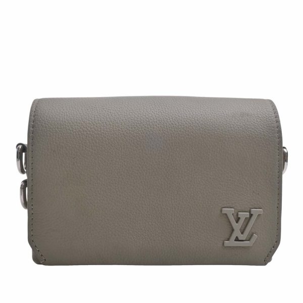 b5023559200004556 1 Louis Vuitton Aerogram Fastline Leather Wearable Wallet Shoulder Bag Green