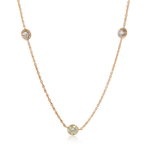 z019098 fv Fancy Brown Diamond by the Yard Necklace in 14KT Gold 435CTW