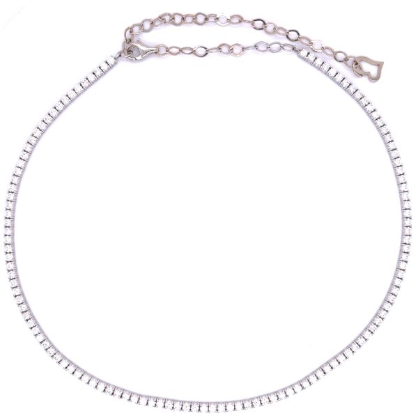 z133151 fv 9485c73b d5dc 4496 bae2 f8e94f5d2e15 Diamond Tennis Necklace or Double Wrap Bracelet in 14K White Gold 275 CTW