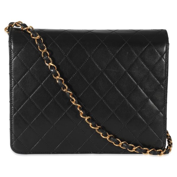 z134349 pv 0468dae4 46af 48ca 9b1e 024c61fde2ba Chanel Vintage Black Lambskin Mini Flap Bag