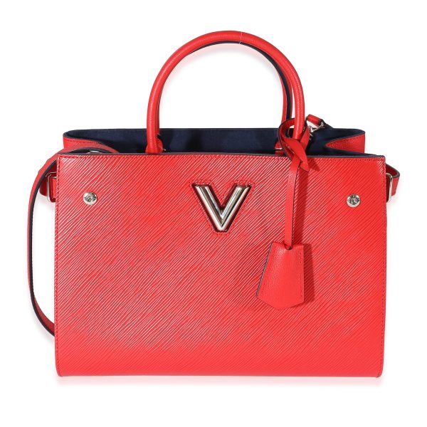 z134360 fv f957ec3a 662f 418a b228 c48eb06e96e8 Louis Vuitton Red Epi Leather Twisted Tote Bag