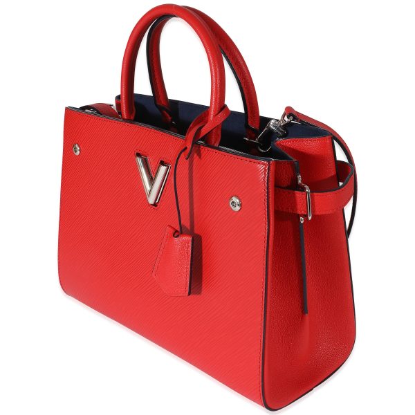 z134360 sv 7771b3d6 2ccc 4e8e 9029 a7b217b71d20 Louis Vuitton Red Epi Leather Twisted Tote Bag