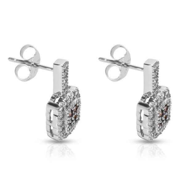 006986 sv Fashion Earrings in 14K White Gold with Diamonds 050 CTW