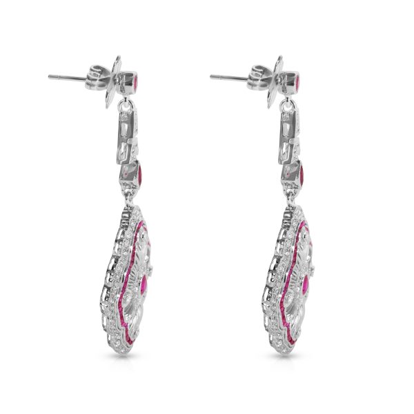 016690 sv 8b3f18bf e4c7 40dc 934b b958e82ab667 Deco Art Style Fashion Earrings in 18K White Gold 080 CTW