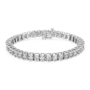 Diamond Tennis Bracelet in 14k White Gold 700 CTW Prada Medium Padded Nylon 2WAY Bag