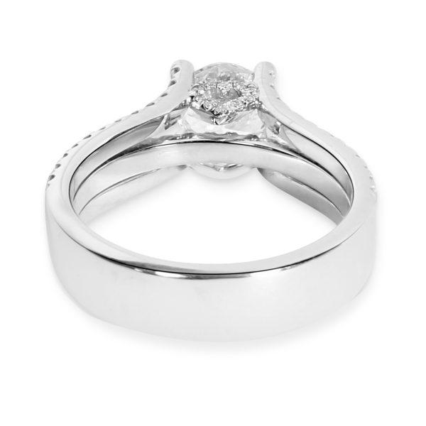 Rings Michael M Diamond Engagement Ring Setting in 18K White Gold 065 CTW