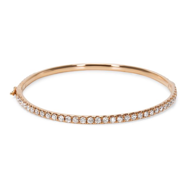 Diamond Bangle in 18k Rose Gold 312 CTW Diamond Bangle in 18k Rose Gold 312 CTW