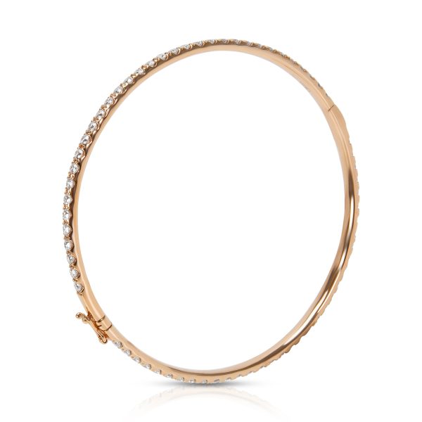 033219 pv Diamond Bangle in 18k Rose Gold 312 CTW