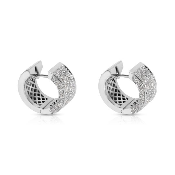 036069 sv 8a428c16 1fe4 4523 814f 672fa2f92bf4 Estate Diamond Hoop Earrings in 18K White Gold 115 CTW