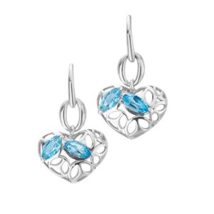 Di Modolo Blue Quartz Drop Earrings in Plated Rhodium MSRP 295 Louis Vuitton Charlie Camera Bag Monogram Brown