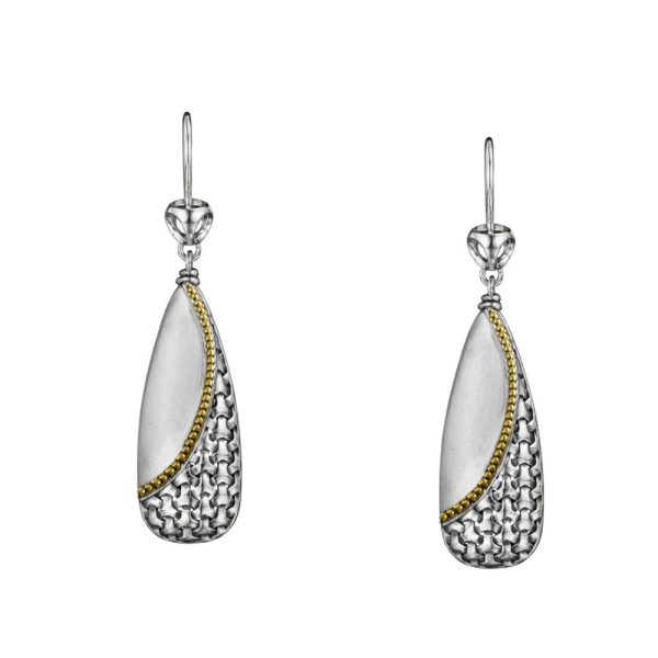 Di Modolo Ricamo Drop Earring Sterling Silver Plated 18K Yellow Gold MSRP 795 Di Modolo Ricamo Drop Earring Sterling Silver Plated 18K Yellow Gold MSRP 795