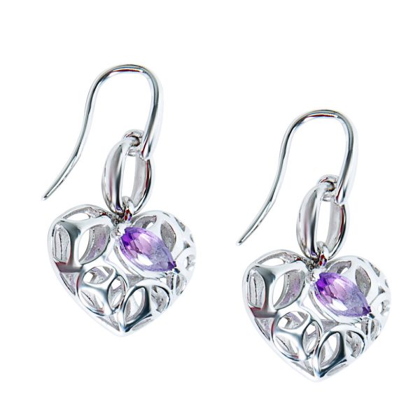 Di Modolo Ricamo Amethyst Drop Earrings in Plated Rhodium Retails for 295 Di Modolo Ricamo Amethyst Drop Earrings in Plated Rhodium Retails for 295