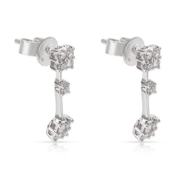 039929 sv ec3883bd 54f7 48c4 97a2 9ac24439396c Diamond Drop Cluster Earrings in 18KT Gold 052 ctw