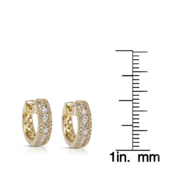 042329 pv 7ac0417e 62eb 4c71 93ef 561c6104ac93 Diamond Huggie Hoop Earrings in 14K Gold 035 CTW