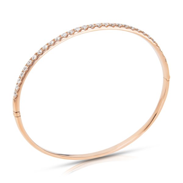 042349 pv db115ece edc9 49d5 a800 9ddbe7a0c2af Diamond Bangle Bracelet in 18K Rose Gold 157 CTW