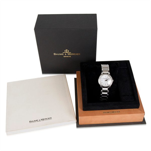 043732 box 2a59918c 9efe 4c17 8a04 68b8b63147e0 Baume Mercier Ilea MOA08771 Ladies Watch in Stainless Steel