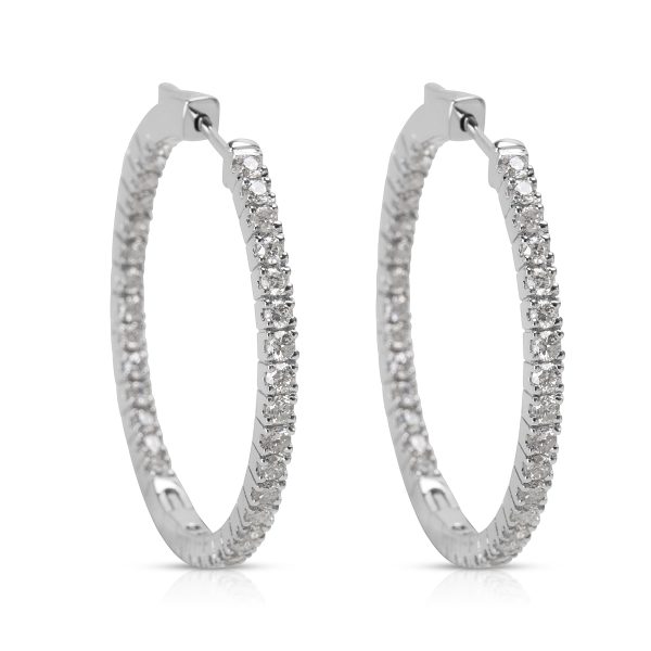 Diamond Fashion Earrings in 14k White Gold 271 CTW Diamond Fashion Earrings in 14k White Gold 271 CTW