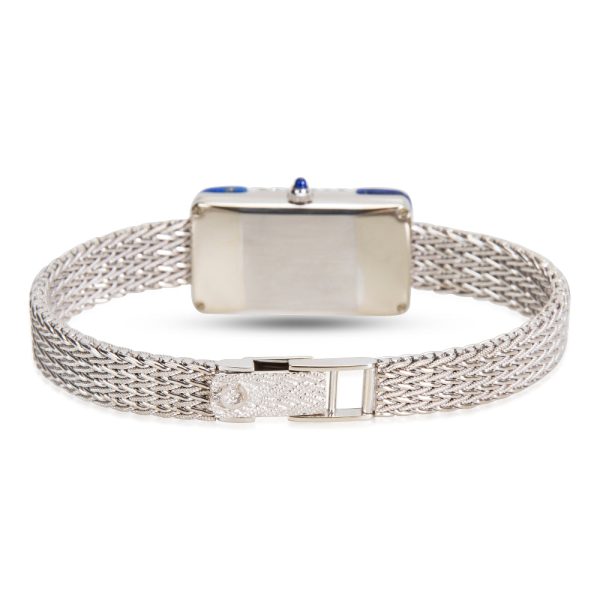 058781 bv Chopard Dress Womens Diamond and Lapis Watch in 18K White Gold