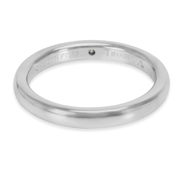 tiffany co elsa peretti diamond ring in platinum 0 02 ctw Tiffany Co Elsa Peretti Diamond Ring in Platinum 002 CTW