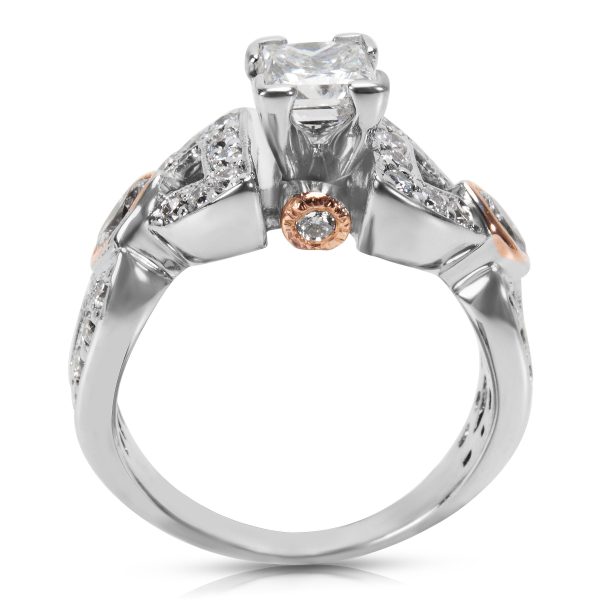 Rings Princess Cut Diamond Engagement Ring in 14K Gold 1 12 CTW