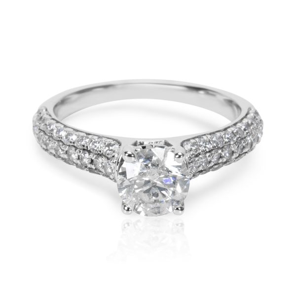 Gemma by WP Diamonds Pave Diamond Engagement Ring in 14K White Gold 125 CTW