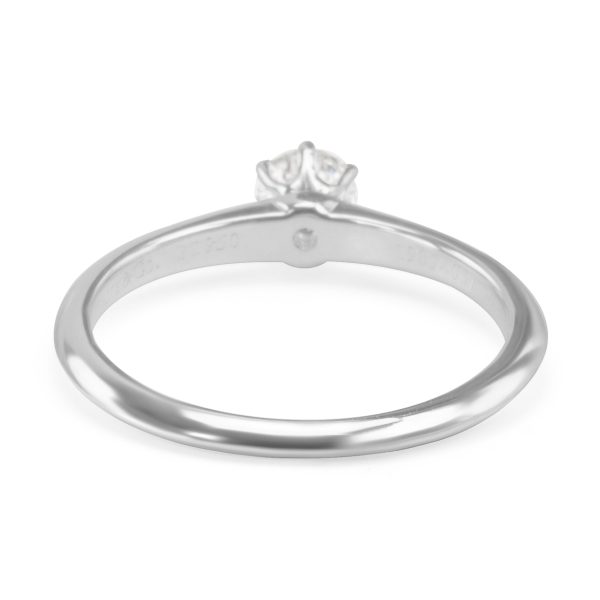 Rings Tiffany Co Diamond Engagement Ring in Platinum 028 CTW I VVS1