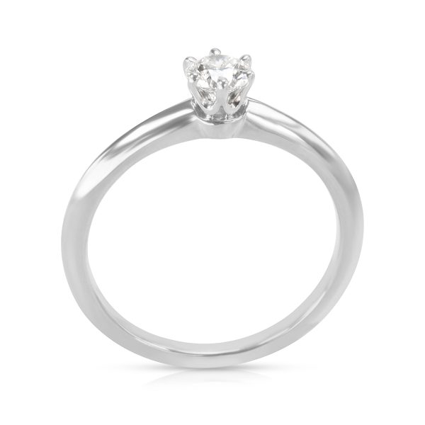 Tiffany Co Diamond Engagement Ring in Platinum 028 CTW I VVS1 Tiffany Co Diamond Engagement Ring in Platinum 028 CTW I VVS1