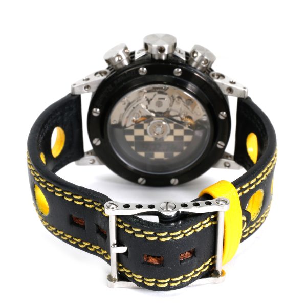 076287 bv BRM Skeleton V14 44 Mens Watch in PVD