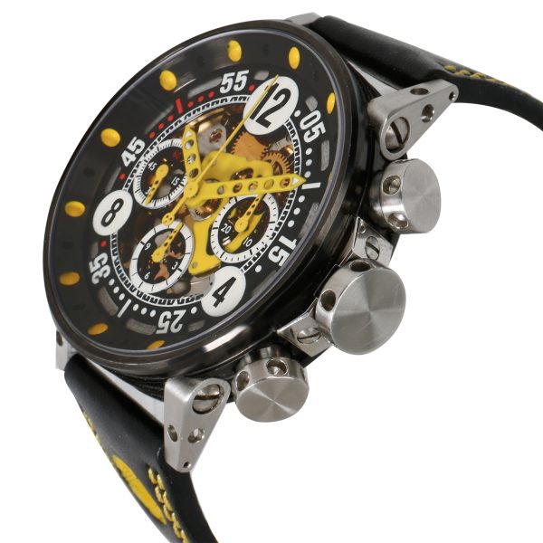 076287 lv BRM Skeleton V14 44 Mens Watch in PVD