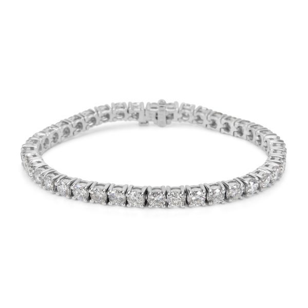 Four Prong Diamond Tennis Bracelet in 14KT White Gold 896 ctw Four Prong Diamond Tennis Bracelet in 14KT White Gold 896 ctw