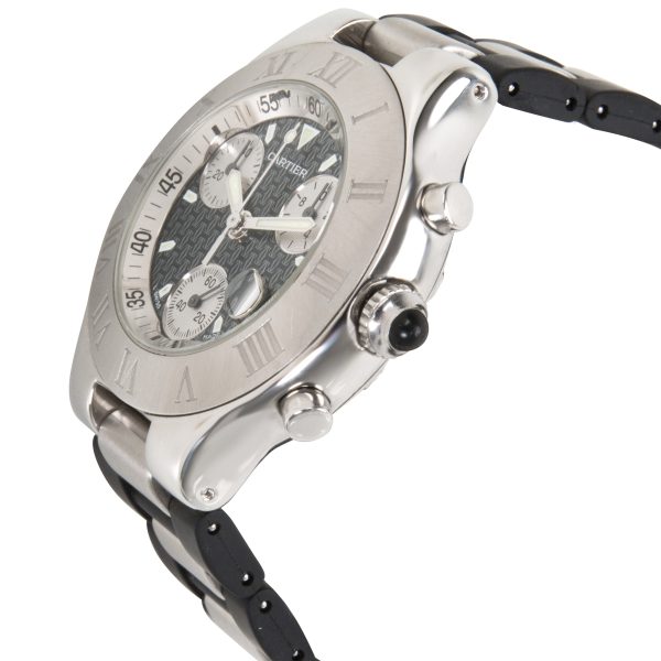 077066 lv b715a062 db26 42f1 b55d fc8428f4d915 Cartier Chronoscaph 2424 Womens Watch in Stainless Steel