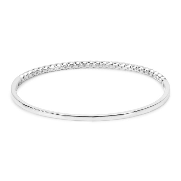 079586 bv 75e0e818 12a2 4920 9750 e7e5129a15cc 14k White Gold Prong Set Hinged Diamond Bangle Bracelet 250 Ctw